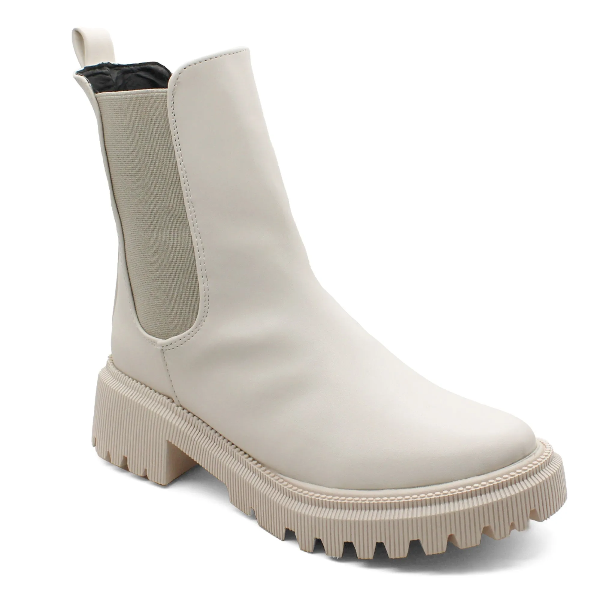 Botas casuales Exterior Piel sintética Color Beige  Para Mujer De RBCOLLECTION